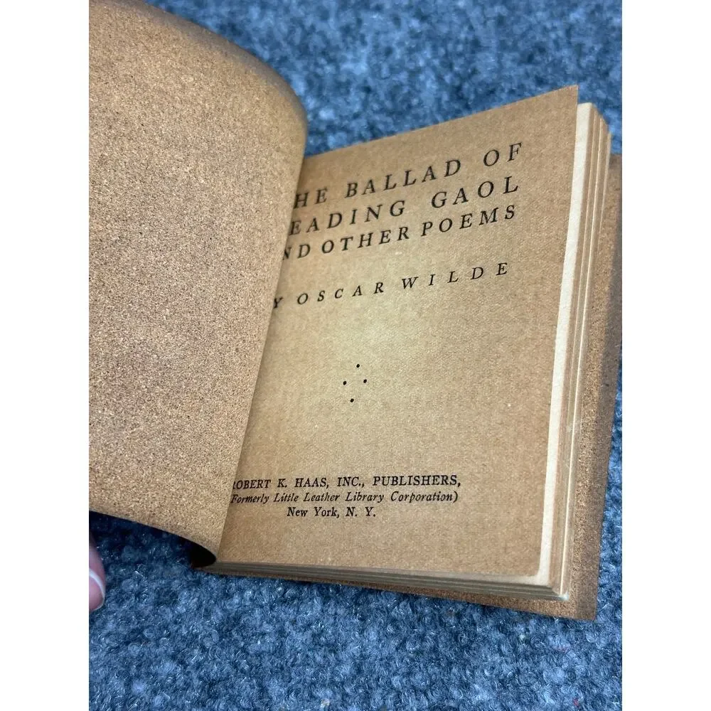 Antique 1920s Little Leather Library books Oscar Wilde Henry Drummond WS Gilbert